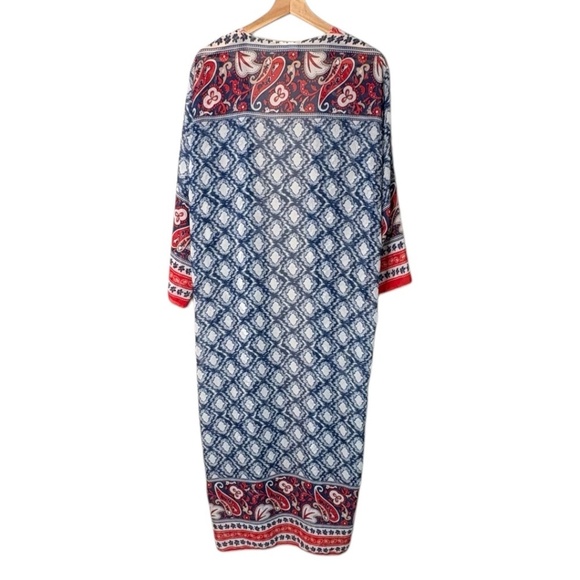 LULLA by BINDYA Long Line Polyester Chiffon Coverup / Cardigan / Jacket O/S - Picture 4 of 9